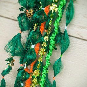 St. Paddy's day festival ponytail extensions